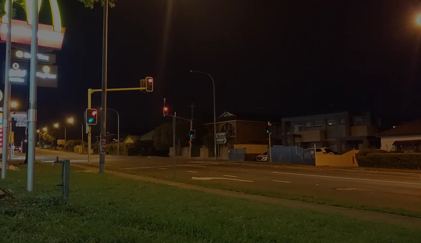 IMOU Bullet 3 8MP night vision dark scene