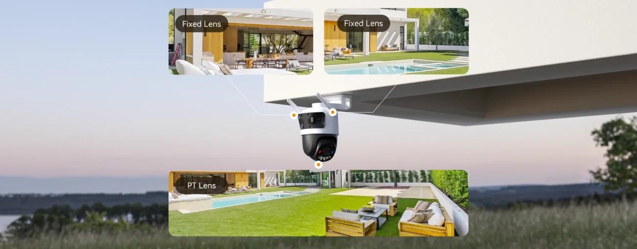 IMOU Cruiser Triple 11MP triple lens panoramic views