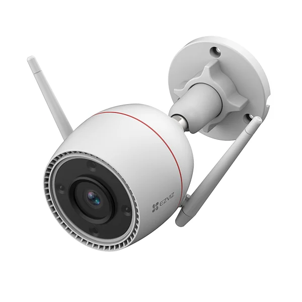 EZVIZ H3c 2K outdoor bullet camera with wall mount