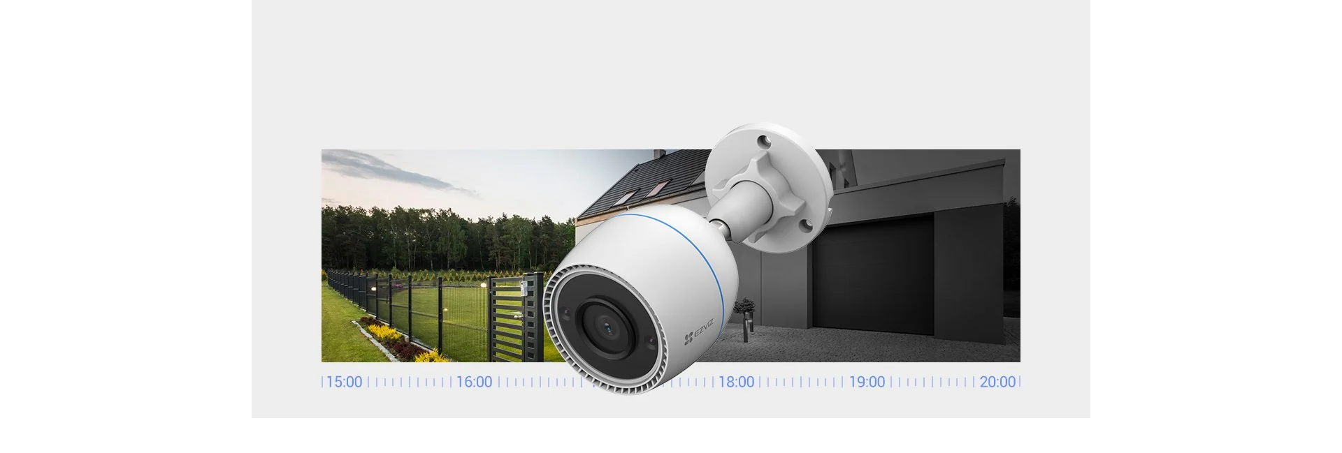 EZVIZ H3c 2MP camera with day and night video view