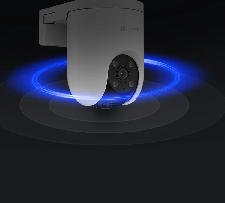 EZVIZ H8c Pro 3K camera pan and tilt rotation