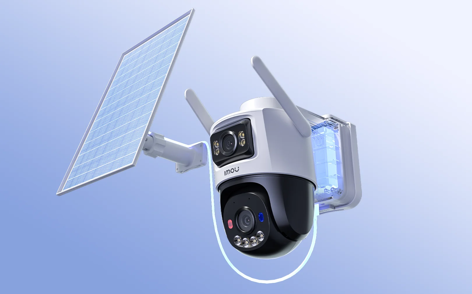 IMOU AOV Dual 10MP solar panel and battery