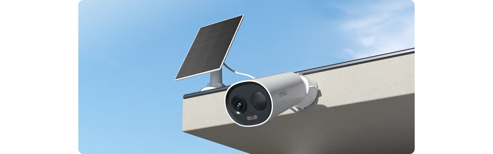 IMOU Cell 3C 3MP Solar WiFi Camera solar panel charging