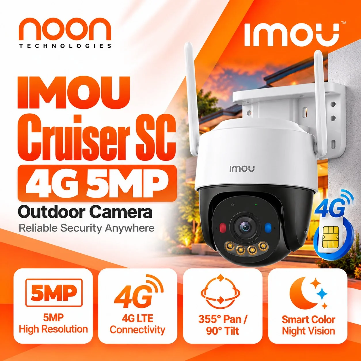 IMOU Cruiser SC 4G 5MP Outdoor Camera