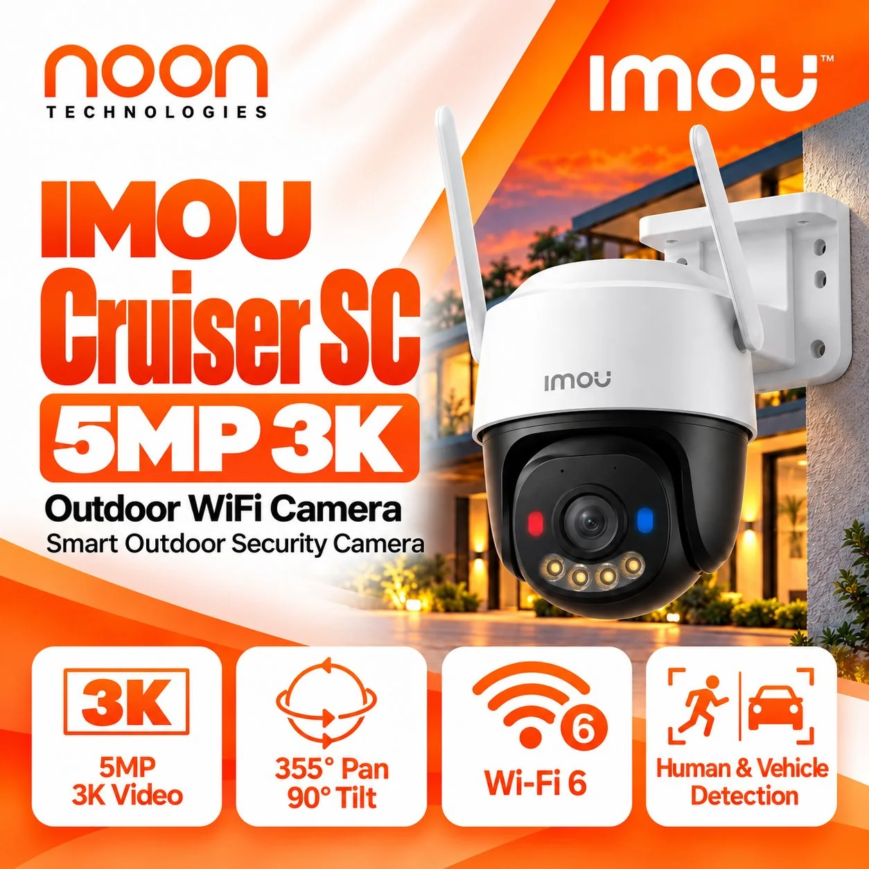 IMOU Cruiser SC 5MP Outdoor WiFi Camera