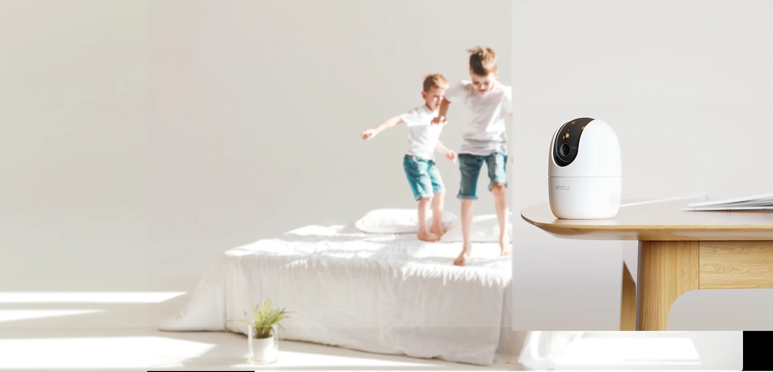 IMOU Ranger 2 Pro 3MP smart camera watching over kids at home