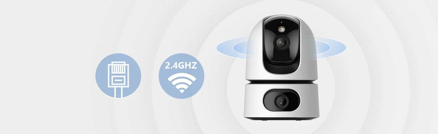 IMOU Ranger Dual 6MP WiFi and Ethernet connectivity options