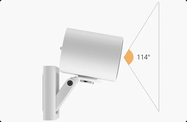 IMOU Versa 2MP wide angle lens coverage diagram